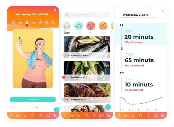 diet and nutrition app development